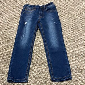 Boys Hudson Dark Wash Jeans, Size 4